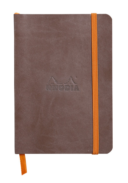 Rhodia Softcover Notebook - Medium - Chocolate - Lined